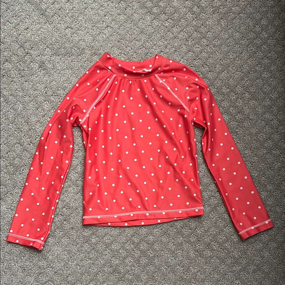Tucker + Tate Red and White Rashguard Swim Shirt